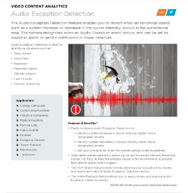 Audio Exception Detection in Baltimore,  MD